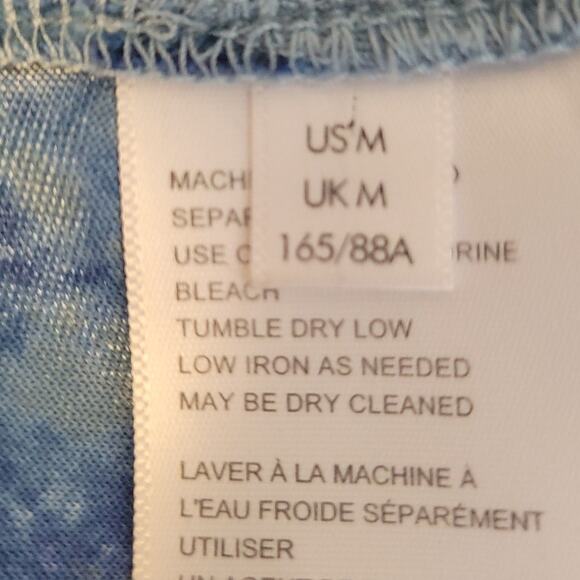 Urban Outfitters Y2K Dawn Tie-Dye Velvet Mini Slip Dress Babydoll 90s Size M‎ - Picture 8 of 10